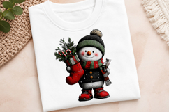 Whimsical Snowman Clipart Product Image 3