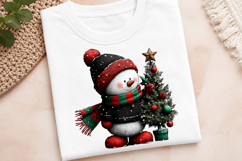 Whimsical Snowman Clipart Product Image 3