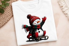 Whimsical Snowman Clipart Product Image 3
