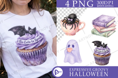 Spooky Lavender Tea Party Sublimation Product Image 1