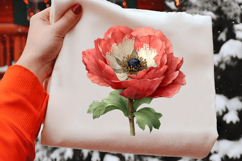 Whimsical Spring Anemone Flower Clipart Product Image 2