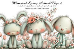 Whimsical Spring Animal Clipart Product Image 1