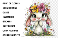 Whimsical spring animals clipart Product Image 2