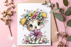 Whimsical spring animals clipart Product Image 5