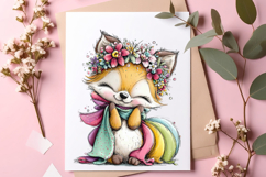 Whimsical spring animals clipart Product Image 5
