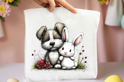 Whimsical Spring Animal Friends Clipart Product Image 2