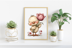 Whimsical Spring Animals Clipart PNG Product Image 2