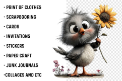 Whimsical Spring Animals Clipart Product Image 2