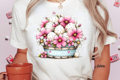 Whimsical Spring Basket Clipart Product Image 2