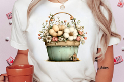 Whimsical Spring Basket Clipart Product Image 2