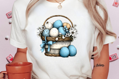 Whimsical Spring Basket Clipart Product Image 2