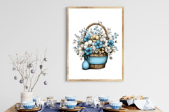Whimsical Spring Basket Clipart Product Image 3