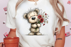 Whimsical Spring Bear Clipart Product Image 2