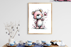 Whimsical Spring Bears Clipart Product Image 3