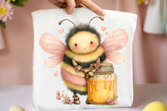 Whimsical Spring Bee Clipart Product Image 2