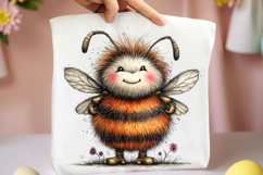 Whimsical Spring Bee Clipart Product Image 2