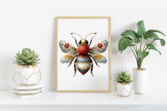 Whimsical Spring Bee Clipart Product Image 2