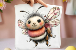 Whimsical Spring Bee Clipart Product Image 2