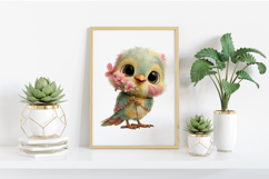 Whimsical Spring Birds Clipart Product Image 2