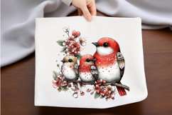 Whimsical Spring Birds Clipart Product Image 2
