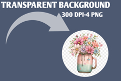 Whimsical Spring bouquet clipart Product Image 2