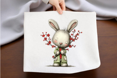 Whimsical Spring Bunny Clipart Product Image 2