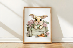 Whimsical Spring Bunny Clipart Product Image 2