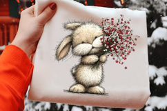 Whimsical Spring Bunny Clipart Product Image 2