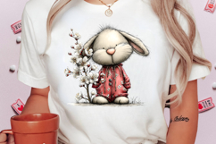 Whimsical Spring Bunny Clipart Product Image 2