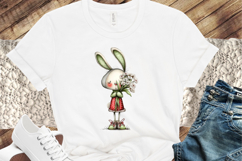 Whimsical Spring Bunny Clipart Product Image 3
