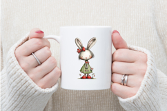 Whimsical Spring Bunny Clipart Product Image 4