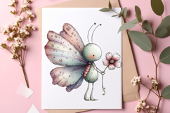 Whimsical Spring Butterfly Clipart Product Image 2
