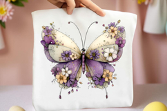 Whimsical Spring Butterfly Clipart Product Image 2
