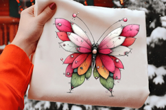 Whimsical Spring Butterfly Clipart Product Image 2