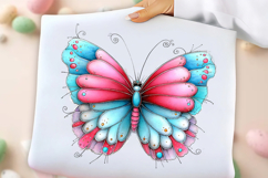 Whimsical Spring Butterfly Clipart Product Image 3