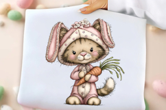 Whimsical Spring Cat Clipart Product Image 3