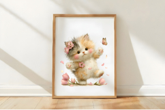 Whimsical Spring Cats Clipart Product Image 3