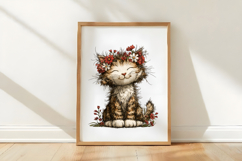 Whimsical Spring Cats Clipart Product Image 3