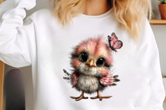 Whimsical Spring Chick Clipart Product Image 2