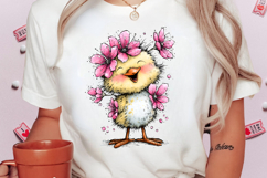 Whimsical Spring Chick Clipart Product Image 2