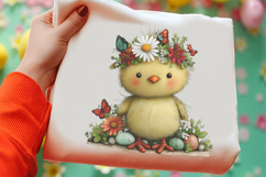 Whimsical Spring Chick Clipart Product Image 2