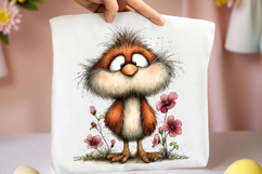 Whimsical Spring Chick Clipart Product Image 2