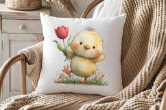 Whimsical Spring Chick Clipart Product Image 3