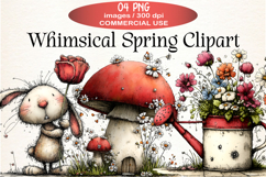 Whimsical Spring Clipart Product Image 1