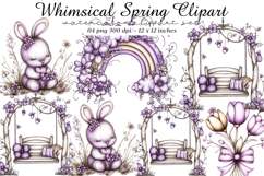 Whimsical Spring Clipart Product Image 1