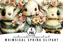 Whimsical Spring Clipart Product Image 1