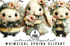 Whimsical Spring Clipart Product Image 1
