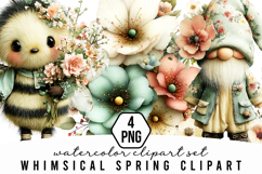 Whimsical Spring Clipart Product Image 1