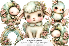 Whimsical Spring Clipart - Whimsical Spring Png Product Image 1
