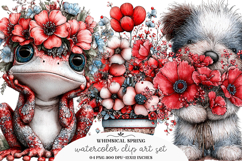 Whimsical spring clipart - Whimsical spring Png Product Image 1